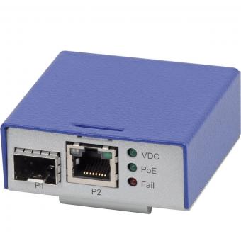 Glasvezel naar Ethernet media omvormer met SFP interface, EL100-XSG-SFP