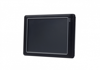 HMI with 5.7" LCD touch screen, PDX3-057T-8A front