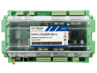 GPRS data logger with Modbus and M-Bus interface and Analog/Digital I/O, MX-4