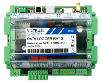 3G data logger with Modbus and M-Bus interface and Analog/Digital I/O, RAY-3