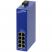 9 poort unmanaged Ethernet switch met Singlemode glasvezel interface, EL-1100-4AC
